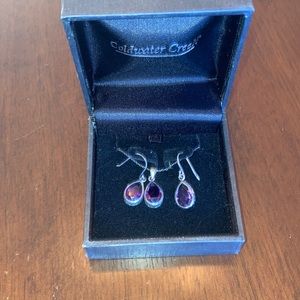 Still in box sterling silver earrings and necklace set from Coldwater Creek.